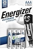 energizermovies Paquete de X pilas de litio Energizer Ultimate AAA