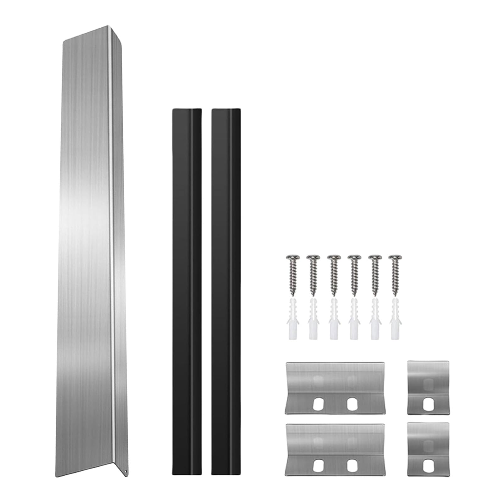 Tmboryuu 30inch Slide-in Ranges Rear Filler Kits Stove Gaps Strips Stainless Steel Backsplash for Trim Backsplash Ranges Rear Kits