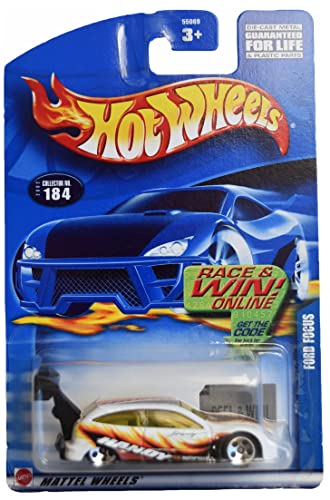 Hot Wheels Ford Focus - Modelo 1:64 Blanco miniatura 1