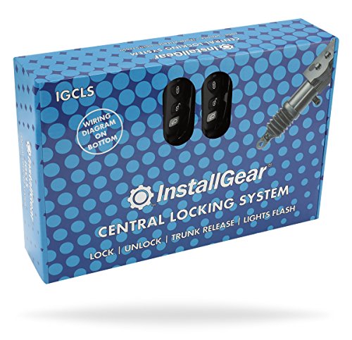 Installgear IGCLS Keyless Entry System With Two 3-Button Remotes And 4 Door Lock Actuators - Central Locking System - Keyless Entry Door Lock For Car, Auto, Truck - Power Door Lock Kit thumb #1
