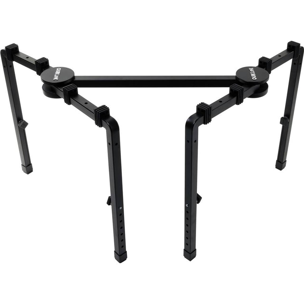 QUIK LOK - WS/650 HÖHEN- UND LÄNGENVERSTELLBARER HALTER, Extrem Vielseitige Konstruktion, Robuste Gummifüße, T-Faltung in einem Praktischen Trage-Set, Farbe Schwarz