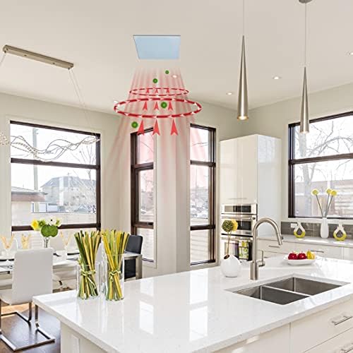 FANTRONIX 100mm Quiet Glass Front Elegant Designl Bathroom Extractor fan 4 inch Shower Wall and Ceiling Mounted Ventilation Damp Control Silent Toilet - Standard