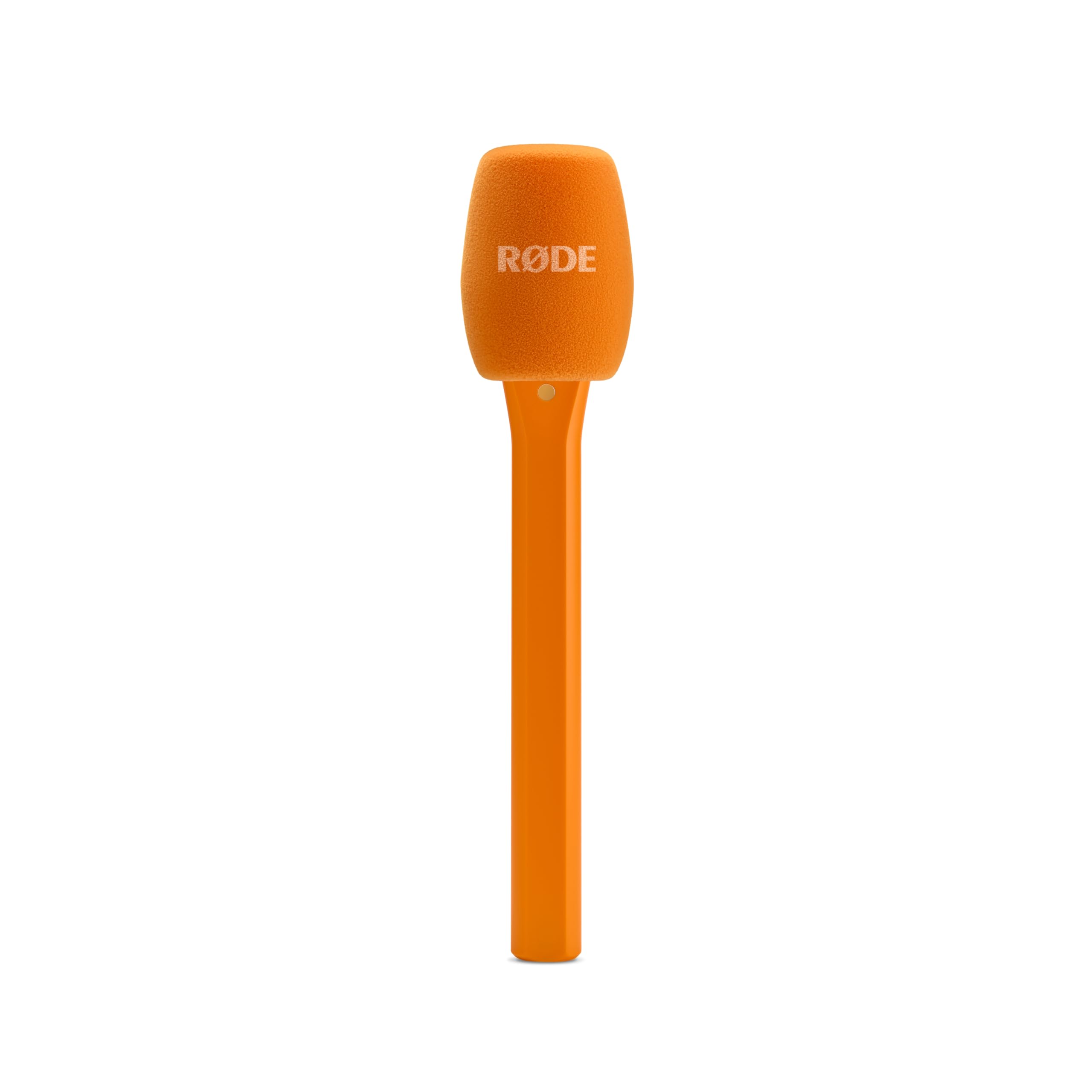 RØDE Interview Mikro Handheld-Adapter für drahtloses Mikrofon (Orange)