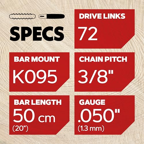 Oregon 20-Inch Bar & AdvanceCut Chain