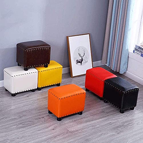 Taburete de cuero creativo con diseño elegante para salon elegante 5