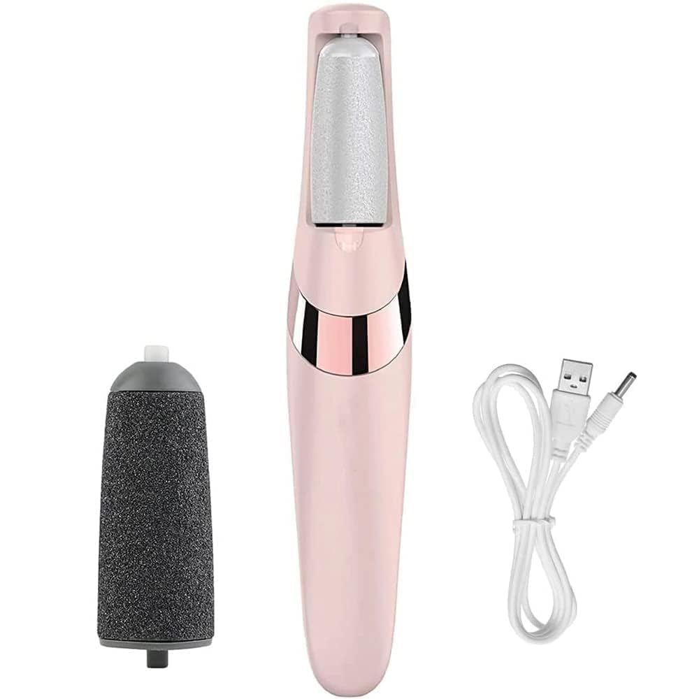 Electric Callus Remover for Feet, USB Rechargeable Foot File with 2 Replaceable Roller Heads, Professional Pedicure Tool for Dry Cracked Heels, Hard Skin & Dead Skin Removal-image-42