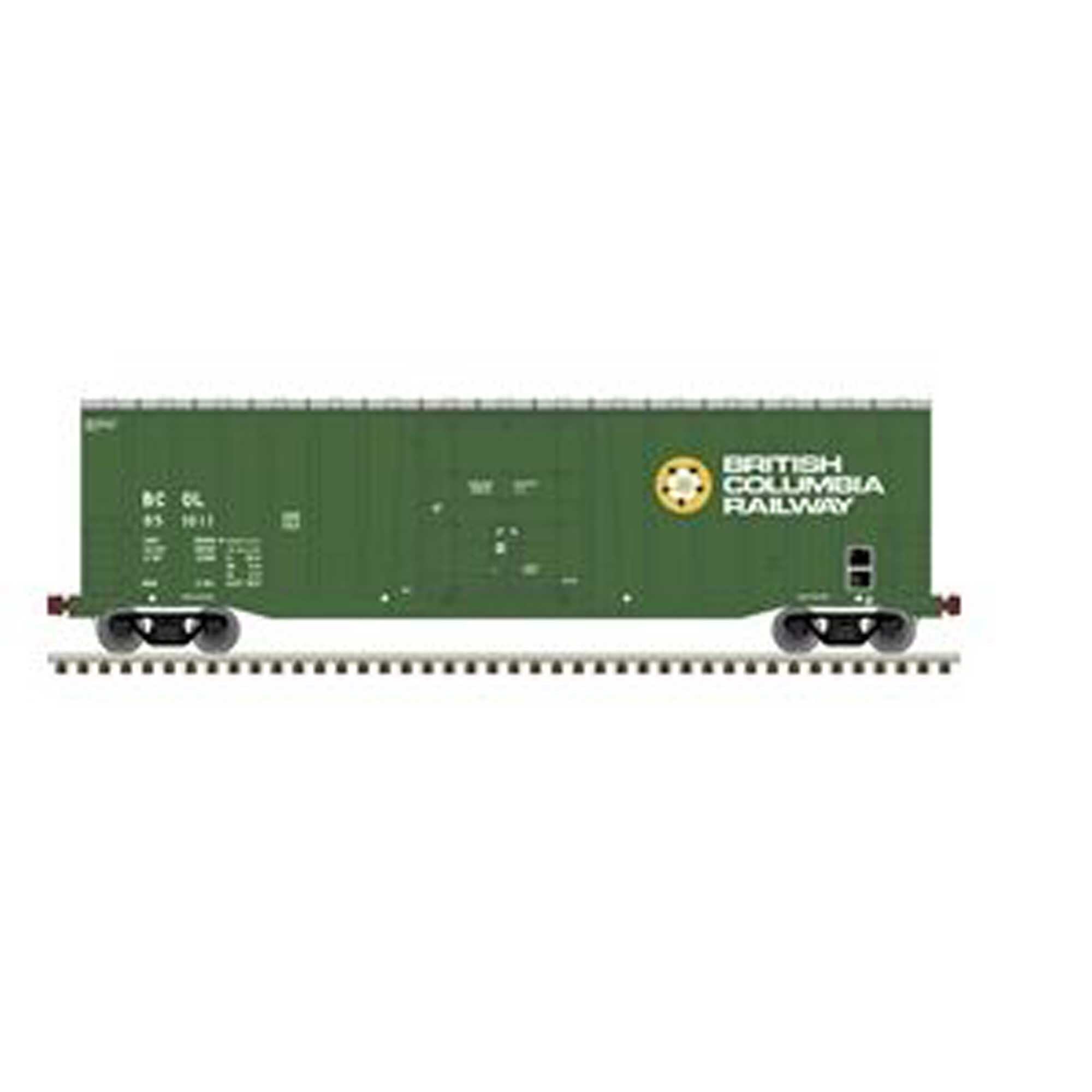 Atlas HO Scale NSC 5277 50' Plug-Door Boxcar British Columbia Railway #851022