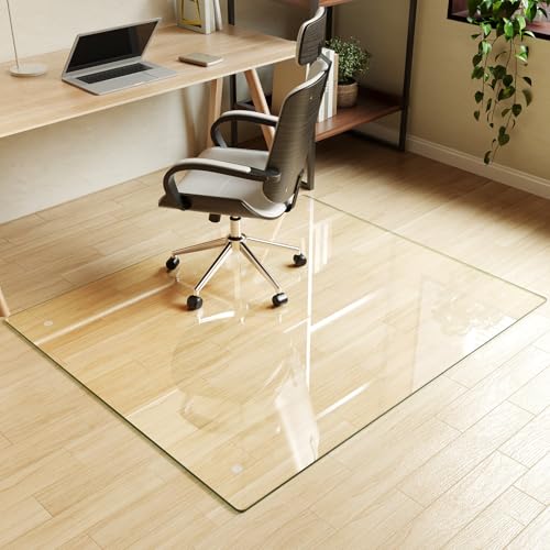 Image of Koonmi 46 inch x 55 inch Office Chair Mat for Hardwood Floors & Carpets