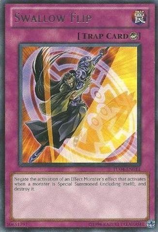 Amazon.com: Yu-Gi-Oh! - Swallow Flip (TU04-EN011) - Turbo Pack 4 - Promo  Edition