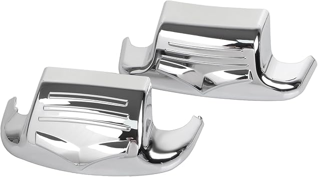 Chrome Front Rear Mudguard Tip Trim For Harley Heritage Softail Classic FLSTC 1988-2008 Electra Glide FLHT Tour Glide FLT 1980-2013