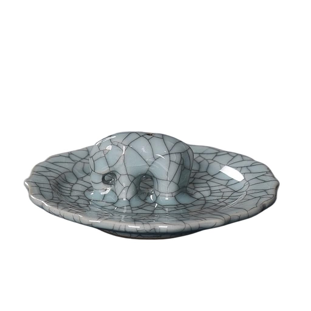 Brûleur d'encens céramique TUSUOD ornements haut de gamme style chinois pour déco de prestige