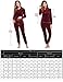 Aiboria Women's Solid Velour Sweatsuit Set Hoodie and Pants Sport Suits Tracksuits
