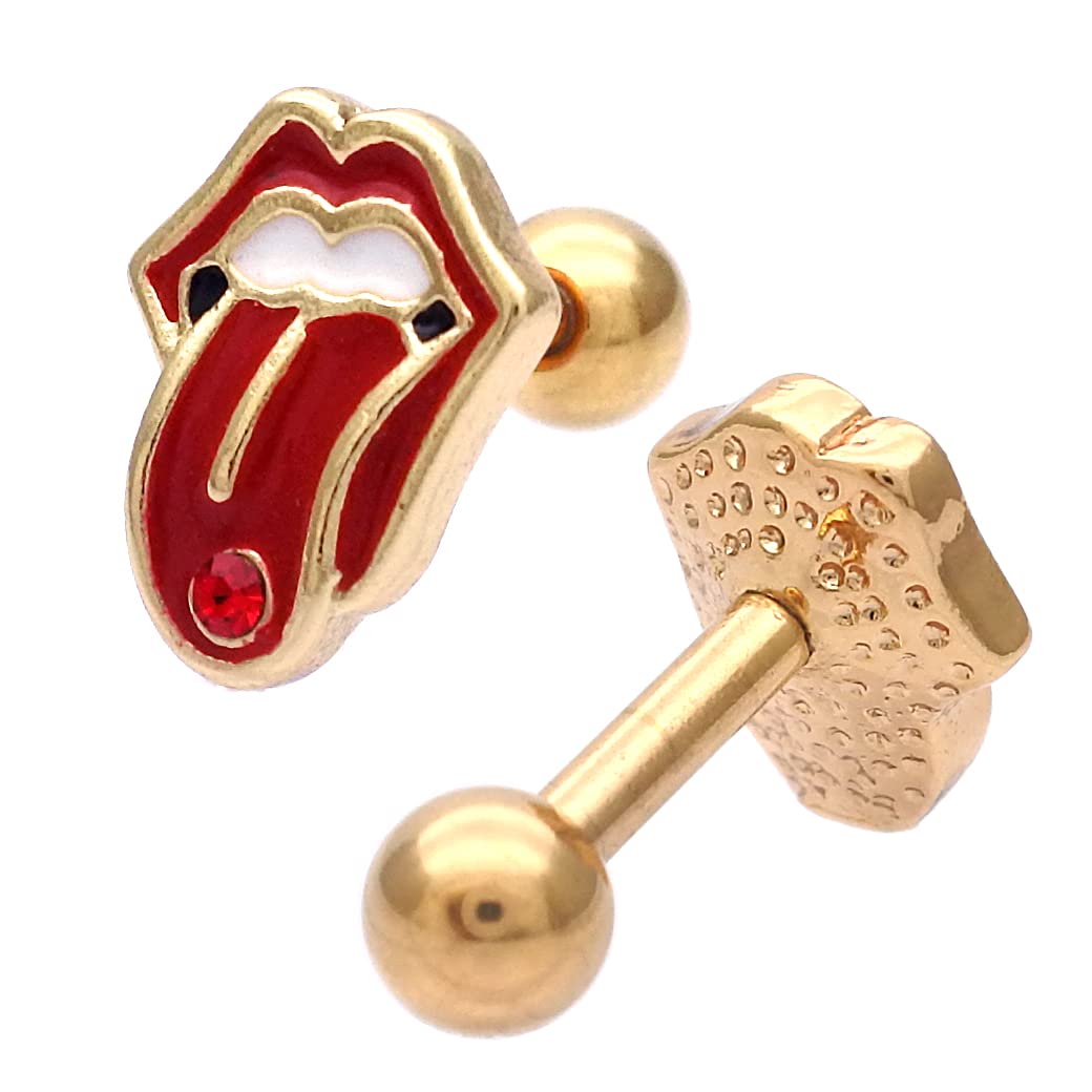 Amazon | [スパイシーリップス] 14G サージカルステンレス ボディ