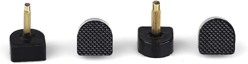 Miniatura 3 de Kit de repuesto de tapas de puntas de talón, reparación de tapas de roscas negras, 20 pares de clavijas en forma de U, 20 pares de pasadores de uñas