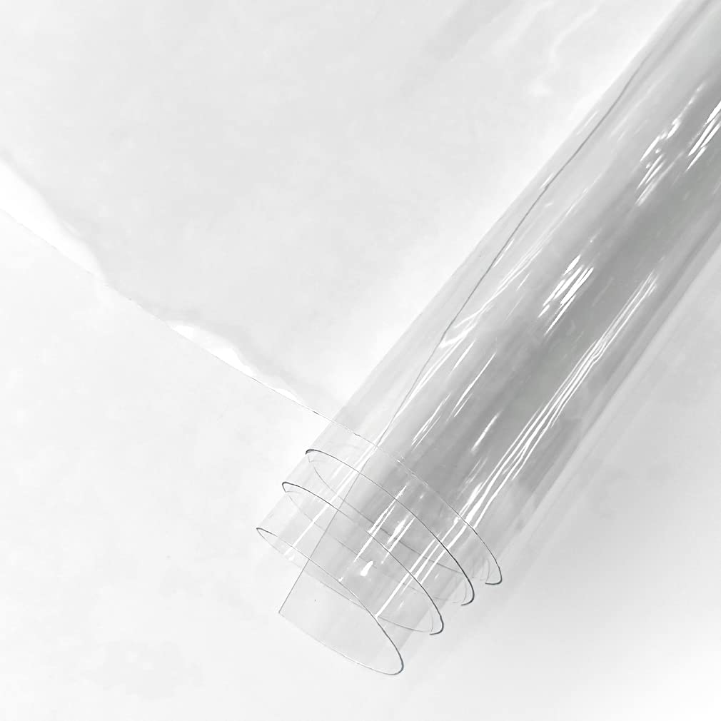 Láminas de vinilo holográfico transparente de PVC HYANG, láminas de imitación de cuero, 1 rollo de 12 x 47 cm, 30 x 120 cm, para manualidades, lazos, pendientes, bolsos, HY 101