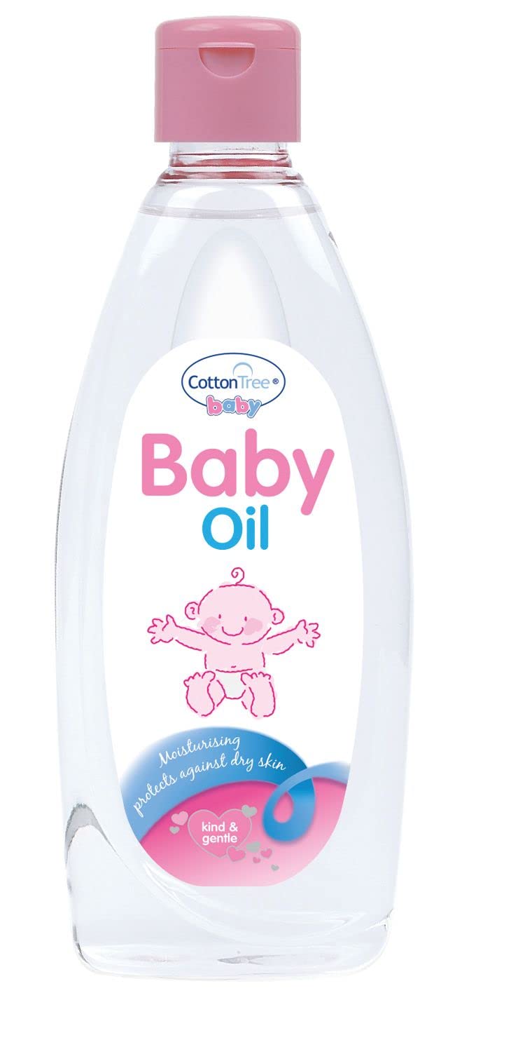 Cotton Tree Baby Oil, 335 ml