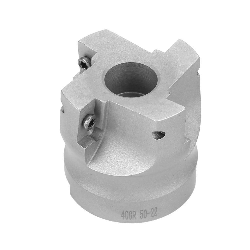 Planfräser, BAP400R-50-22-4F CNC-Schaftfräser Planfräser + 10 APMT1604 Hartmetall-Wendeschneidplatten + T15 Schlüssel für CNC-Maschinen, Metallbearbeitung