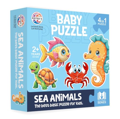Image of Ratna's Educational Baby Puzzle Aqua