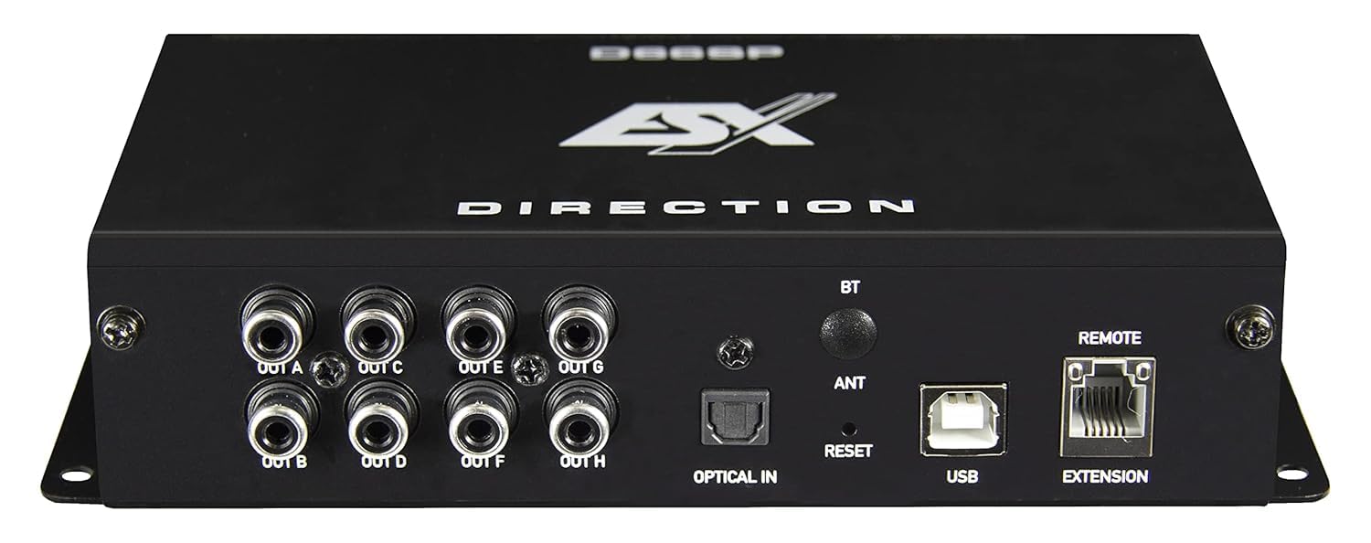 ESX D68SP Processeur numérique DSP 6 canaux avec sortie 8 canaux