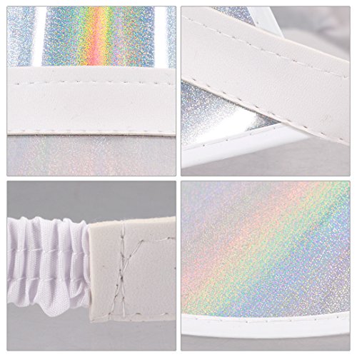 Image of Surkat Plastics Clear Sun Visors UV Protection Hat Cap Headwear Sunhat for Golf Tennis Beach Cycle