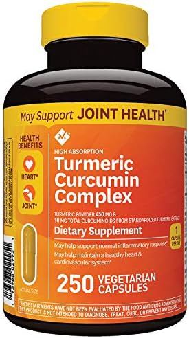 Member's Mark Turmeric Curcumin Complex, Vegetarian Capsules (250 Count)