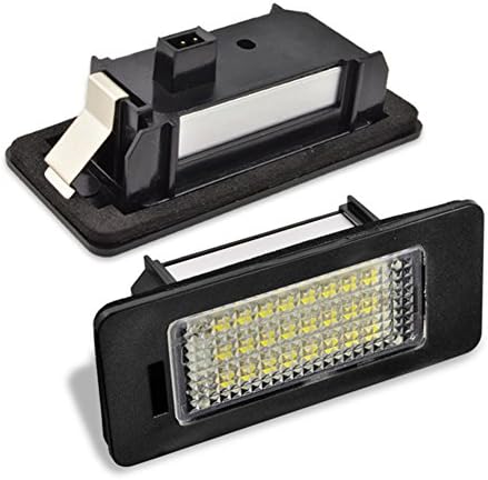 White Number License Plate Light Lamp For Audi A4 b8 A5 S5 Q5 TT RS VW 24SMD LED Driving Bulbs(2pcs)