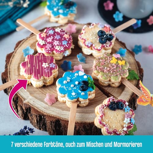DECOCINO Farbpaste Blau – 20 g – Lebensmittelfarbe, ideal zum Einfärben von Kuchen, Fondant und Cremes – AZO-frei und glutenfrei