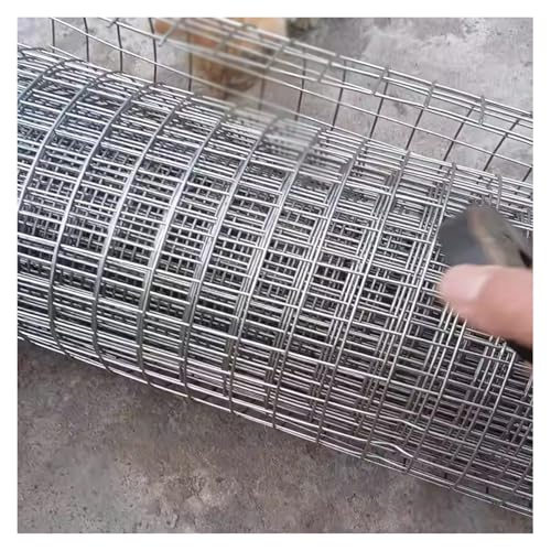 YDHSIKK Rollos de Tela metálica soldada, Malla de Alambre Soldado galvanizado de 0,8 mm con Rejilla de 1,5-2,5 cm de Altura, 1-2 m de Longitud y 18 m.(2.0cm Mesh,1.2x18m/3.9x59ft)