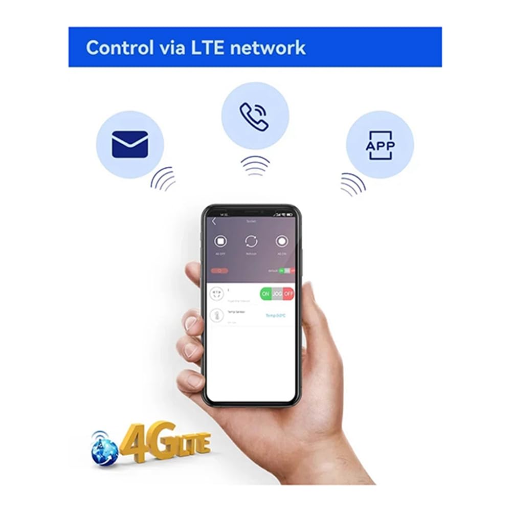 Prise Intelligente 4G UE GSM SMS Télécommande Capteur de Température Interrupteur 16 A Prise Appareil Électroménager Relais Contrôleur A Prise UE