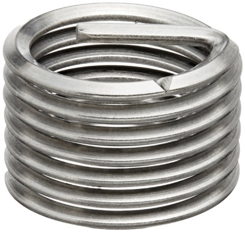 E-Z Lok Threaded Insert, 18-8 Stainless Steel, Helical, M3-0.5 Internal Threads, 4.5mm Length (Pack of 10)