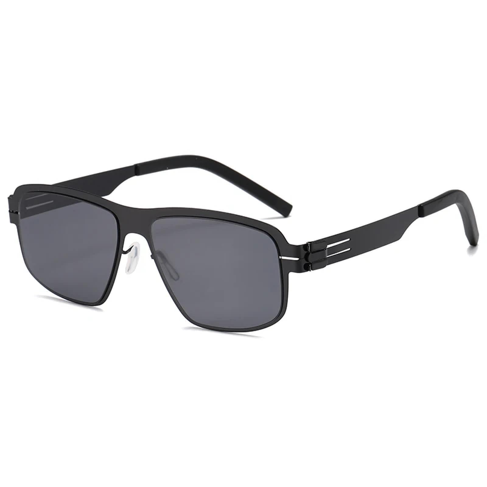 Lunettes de soleil en acier inoxydable ultra légères mixtes C1 - 8