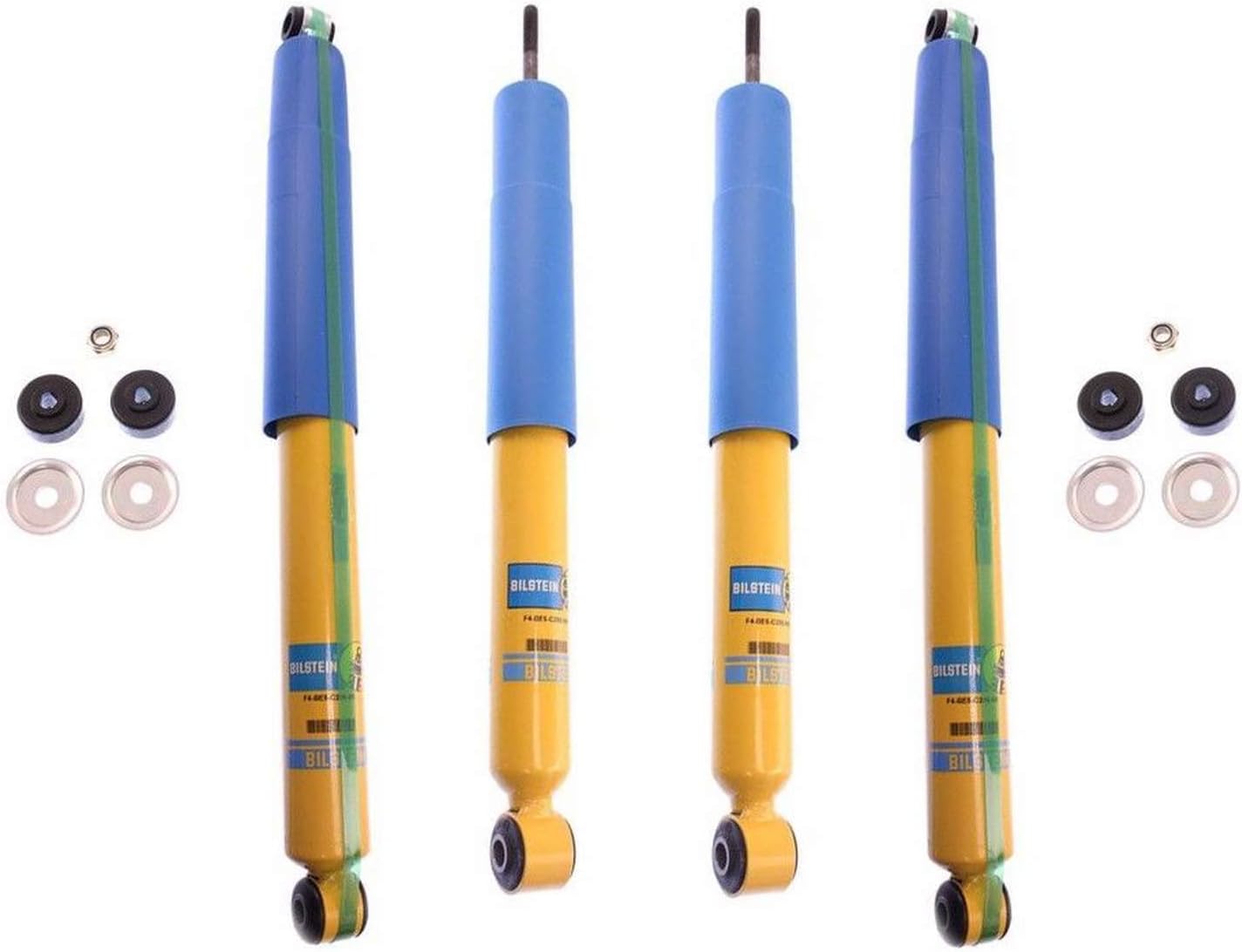 24-18462 & 24-185479 Front and Rear B6 4600 Suspension Shock Absorbers Fits 1999 2005 Excursion 4WD w/Standard Chassis and 0-1" Rear Lift - Fade Free Performance