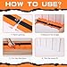 Tellegloww Connectable Contour Gauge 10+10 Inch Shape Profile Woodworking Tools for Flooring Tile Laying Carpet Gifts for Men Husband Dad Husband Father's Day