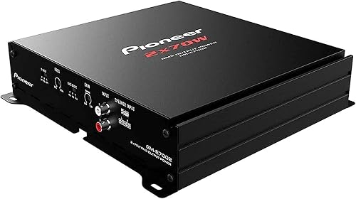 Pioneer GM-E7002 2-Channel bridgeable Amplifier, New 2020 Model Multi Class AB Car Amp.