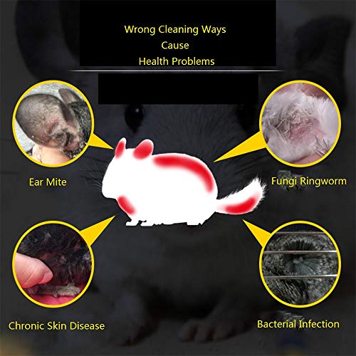 Hamster Bathing Sand,Gerbil Powder Grooming Sand for Tiny Friends Farm Chinchilla Dust Bath Potty Litter Sand (2LB… - Image 5