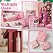 Qilery 600 Sheets Valentines Wrapping Tissue Paper Bulk 20 x 20 Tissue Paper for Gift Bags Boxes Packaging Bridal Shower Project Weddings Birthday Party Arts DIY(Pink Series)