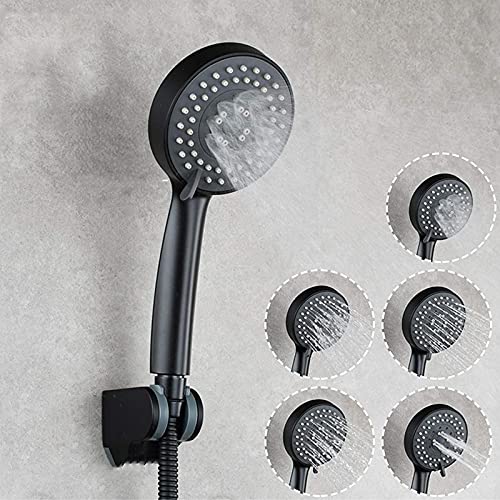 Set de regadera de mano ABS con 5 modos de spray miniatura 2