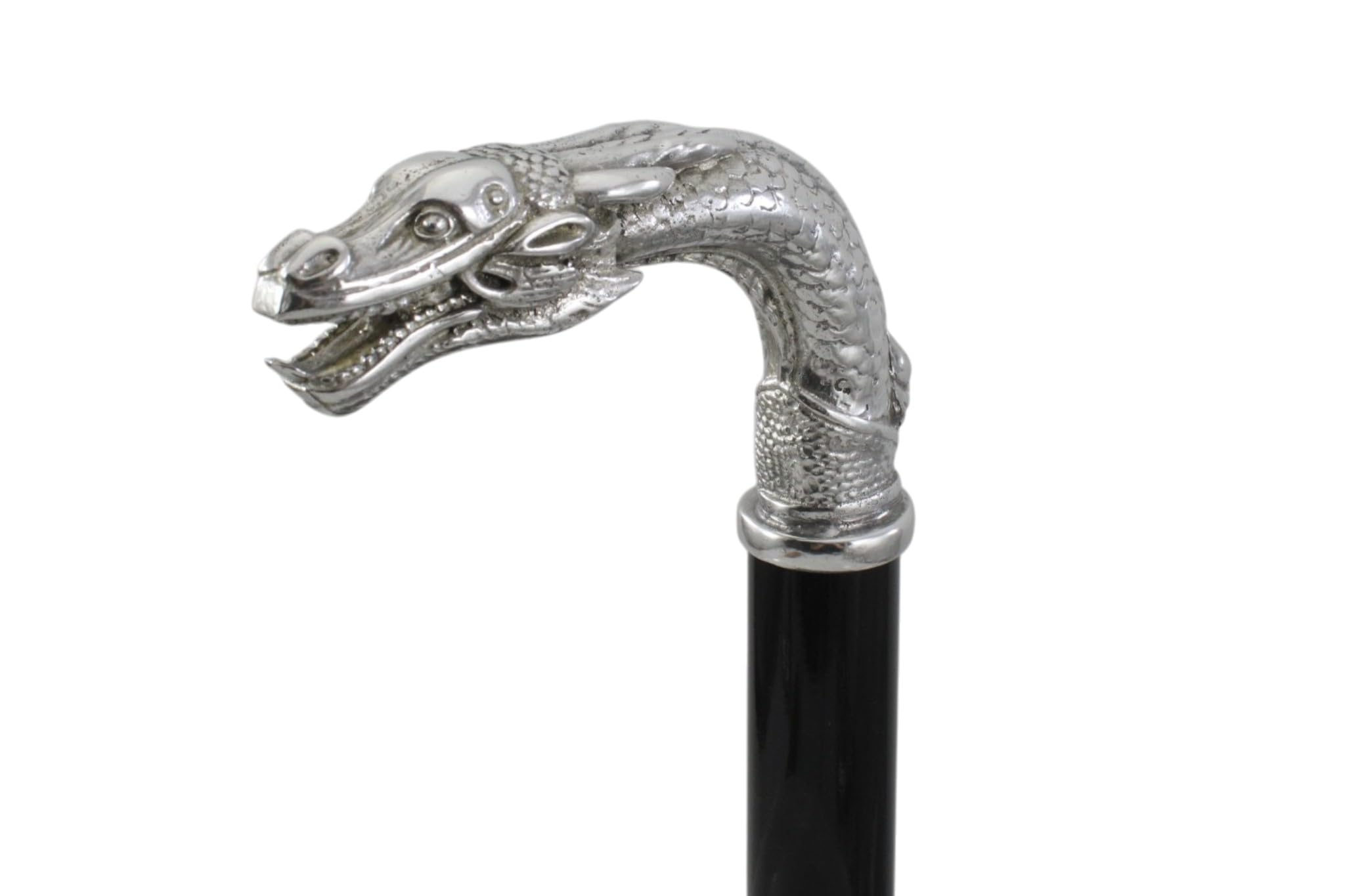 Bastone Drago Elegante per Uomo Ortopedico Robusto | Bastone da Passeggio da Collezione Artigianale Personalizzato | Bastone Lusso Dragone Cavagnini