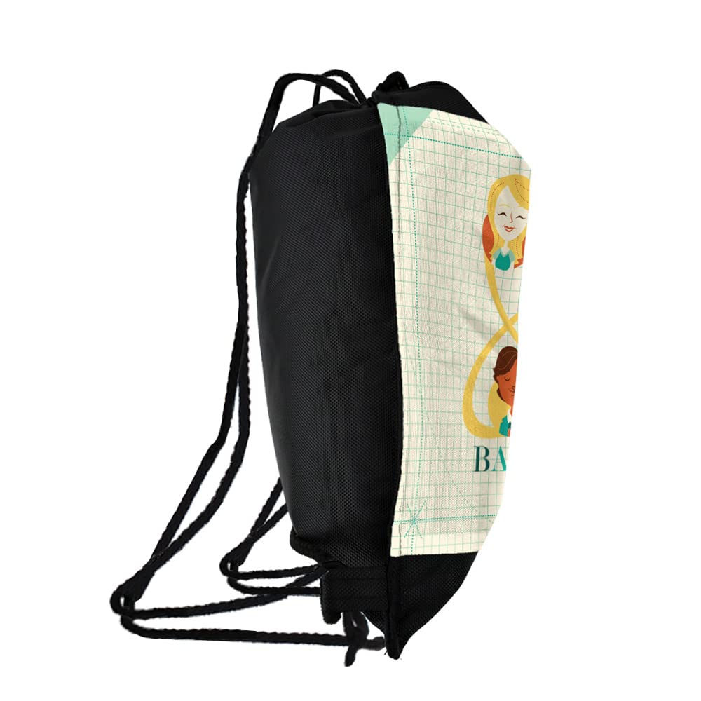 LOGOVISION Big Bang Theory Retro Art Drawstring Backpack Sports Bag Sackpack 17