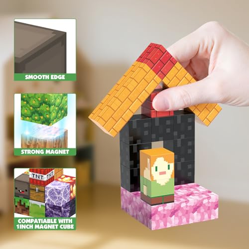 AIDYVOI 120pcs Magnetic Blocks, Magnetic Building Blocks Set for Kids 3-8