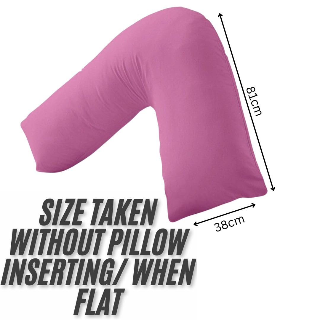 NURBAY V Shaped Pillowcase cover 100% Polycotton V pillowcase cover - Image 2