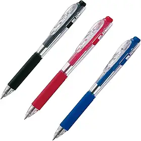 Pentel Caneta Esferográfica Wow 0.7mm Kit 3 Cores SM/BK437-ABC