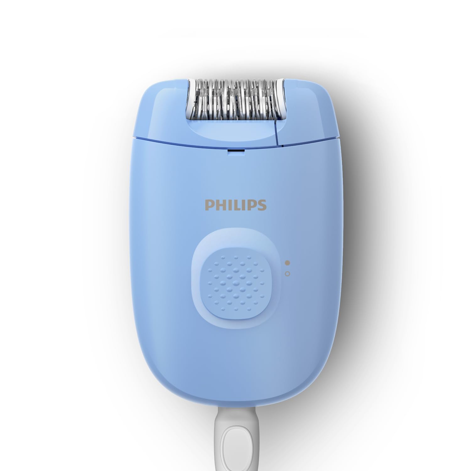 Philips Epilasyon Cihazı, Taşınabilir Kompakt Tasarım, Yıkanabilir Başlık, Kablolu, 4 Haftaya Kadar Pürüzsüzlük, Mavi Renk, BRE228/05
