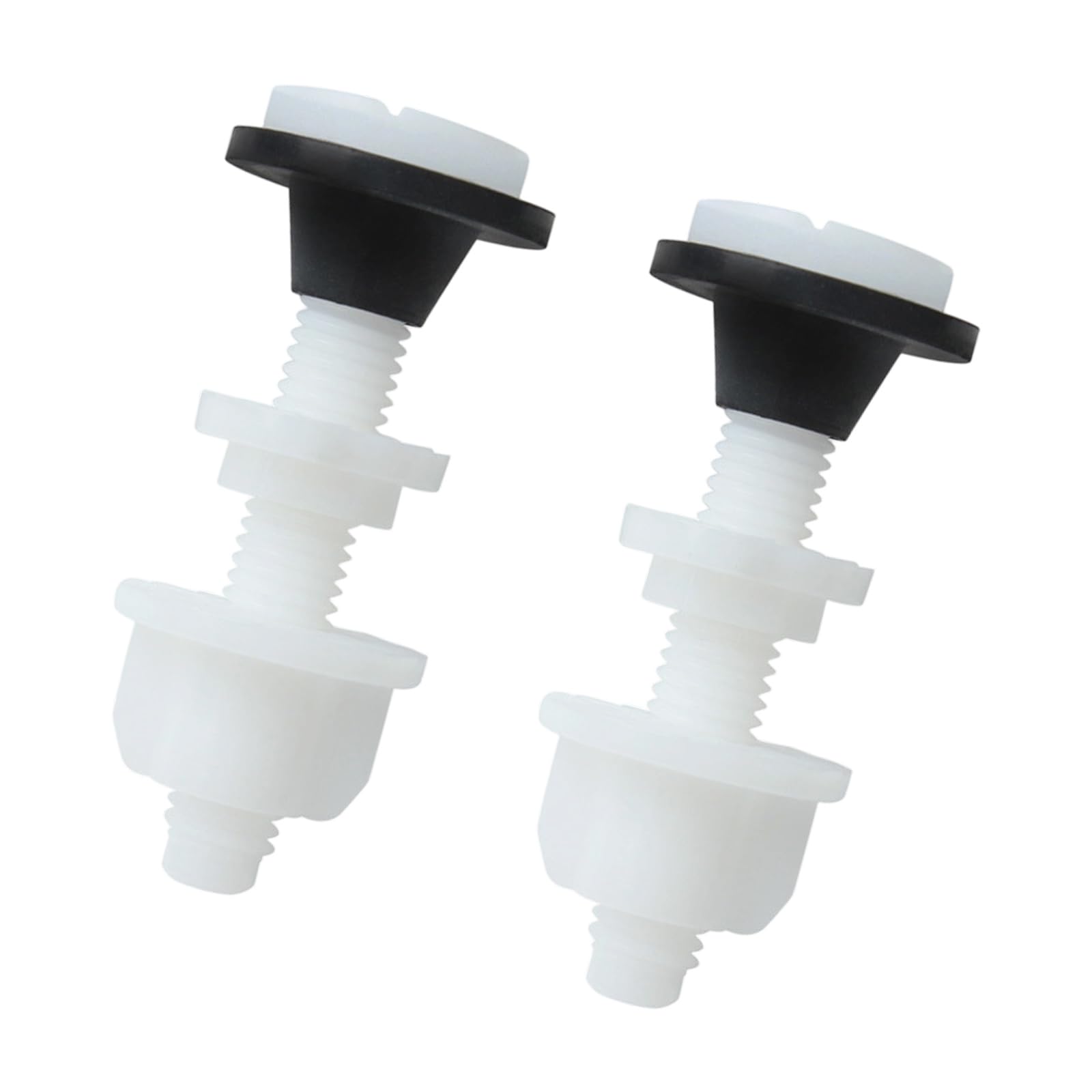 2Pcs Universals Toilet Bowl Fixing Screws Quick Setup Toilet Water Tanks Fixing Screws for Most Standard Toilets Installation Bolts
