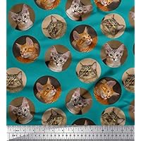 Tissu/Toile En Coton, Chats | Mercerie Et Tissus STOKLASA