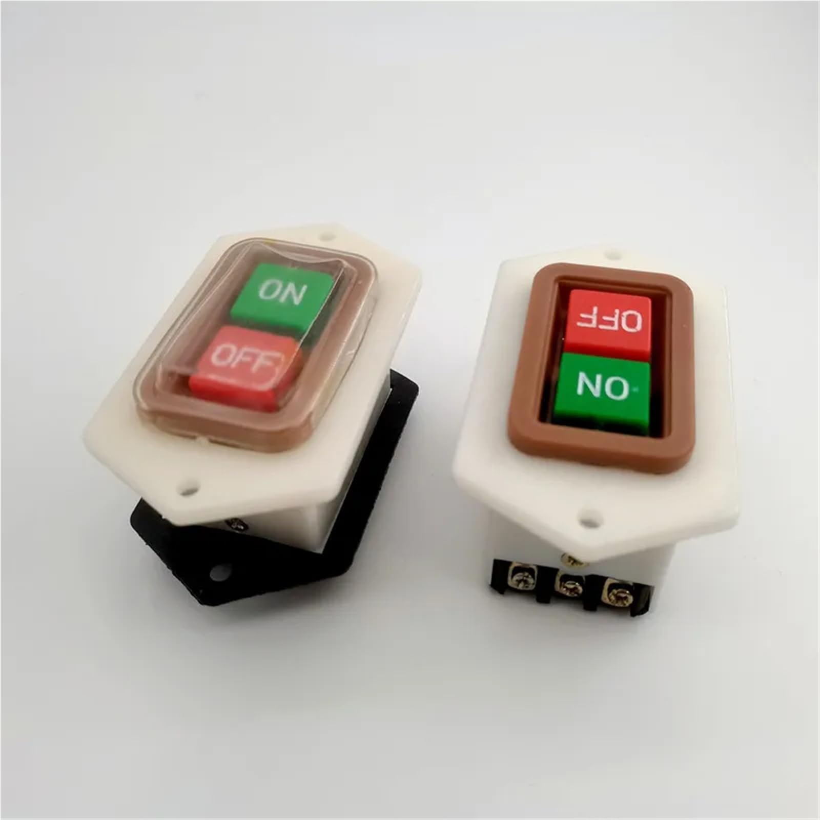 Lbc3-10 380V 10A botón de encendido mesa de herramientas perforación molienda 6 tornillos encendido/apagado arranque y parada 1 Uds(LBC3-10 waterproof)