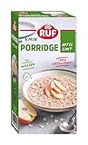 RUF Porridge Apfel Zimt, mit Vollkorn-Haferflocken, feiner Zimt-Note und getrockneten Apfel-Stückchen, für Zwischendurch, Vorratspackung, 1 x 400g