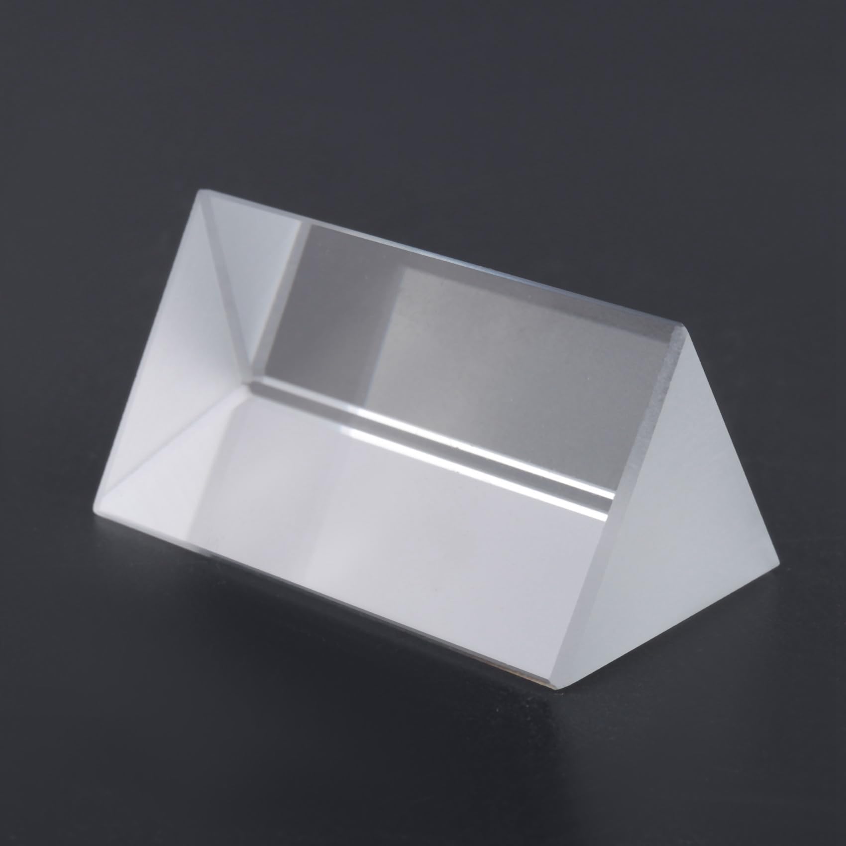 Eleqldwen for Rainbow Lights Crystal Optical Prisms Glass Physics Teaching Refracted Light Spectrum 4Pcs Clear - Image 4