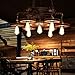Produktbild Retro Pendelleuchte,COCOL Industrielle Loft Hängeleuchte Holz Dekorativer Hängelampe Metall Höhenverstellbar E27 Retro Holz Pendelleuchte für Küche Esszimmer Bar Restaurant Wohnzimmer Café(Ohne Birne)