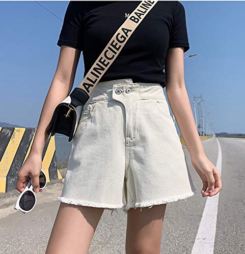 Amazon.co.jp: デニムショーツウィメンズホワイト女子ショート